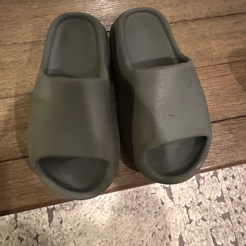 Black Slide Sandals